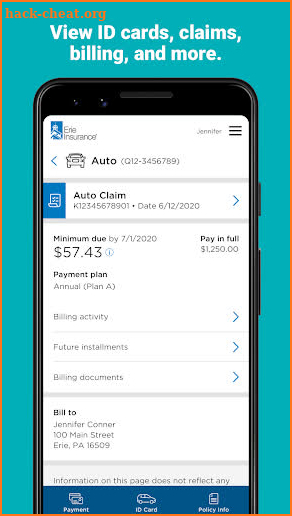 Erie Insurance Mobile screenshot