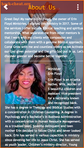 Erin Floyd Ministries screenshot