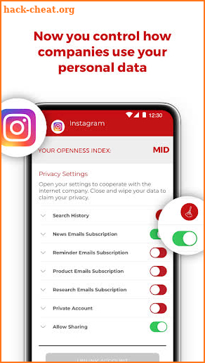 ErnieApp: Privacy is Mine! screenshot