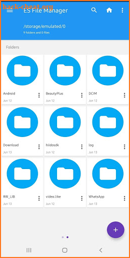 ES File Explorer screenshot