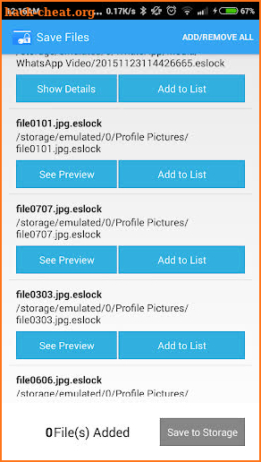 ESLock File Recovery Lite screenshot