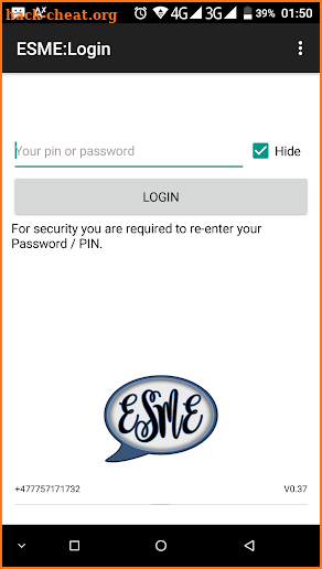 ESME - Secure your SMS. screenshot