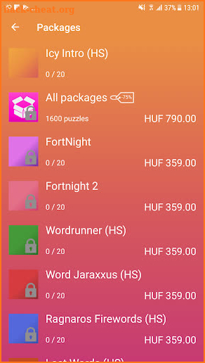 Esport Word Puzzles screenshot