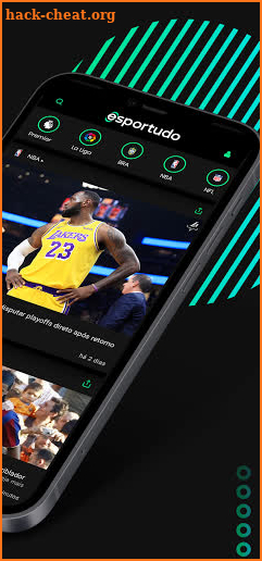 Esportudo: futebol, nba, nfl + screenshot