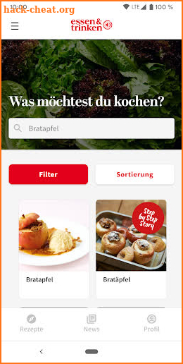 essen und trinken: audiocooking und Rezepte screenshot