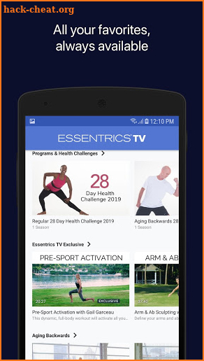 Essentrics Workout screenshot