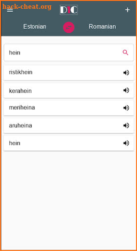 Estonian - Romanian Dictionary (Dic1) screenshot