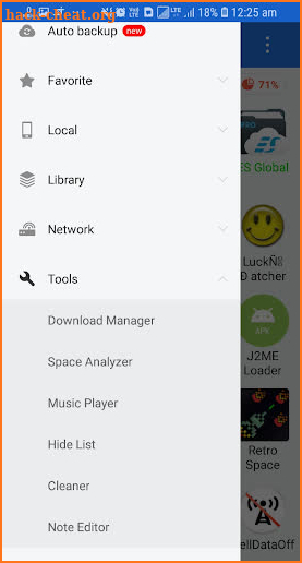 Estrongs File Explorer screenshot