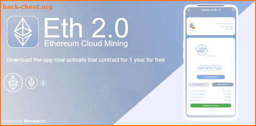 Eth 2.0 Ethereum Cloud Mining screenshot