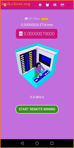 ETH CLOUD REMOTE MINER screenshot