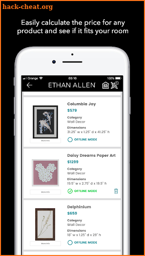 Ethan Allen inHome screenshot