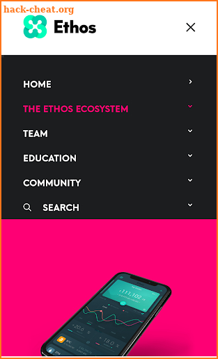 ETHOS APP screenshot