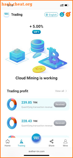 EthTRX-Earn Trx screenshot