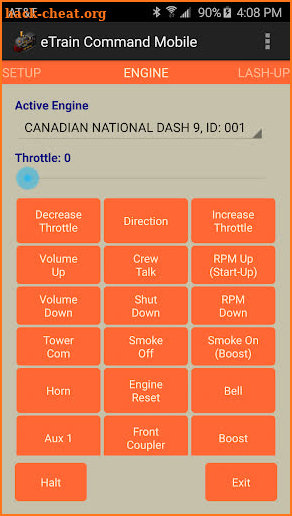 eTrain Command Mobile (Lionel LCS Partner) screenshot