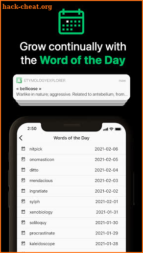 Etymology Explorer screenshot