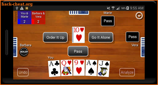 Euchre Card Classic screenshot