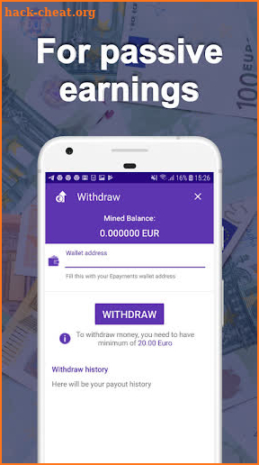 Euro Cash Miner - Earn Euros For Free screenshot