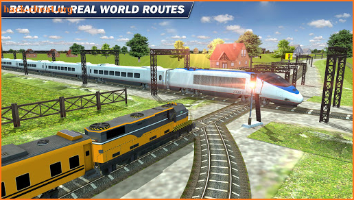 Euro Train Simulator Free - Train Games 2019 screenshot