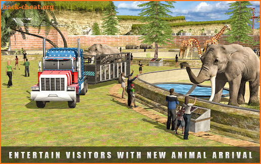 Euro Truck City Zoo Animals Transporter Game screenshot