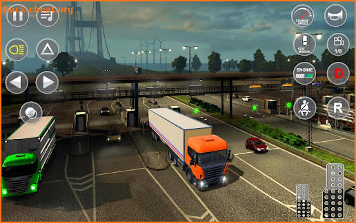 Euro Truck Driving Games 3D screenshot