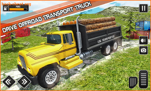 Euro Truck Driving Games : Log, Cargo Transporter screenshot