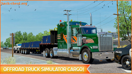 Euro Truck simulator 3d games screenshot