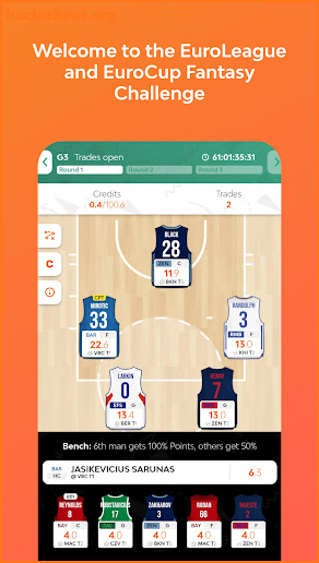 EuroLeague Fantasy Challenge screenshot