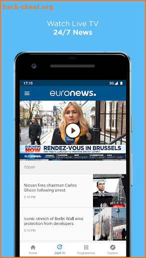 Euronews: Daily breaking world news & Live TV screenshot