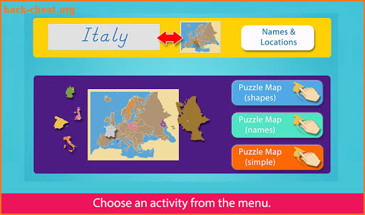 Europe - Montessori Geography with Puzzle Maps screenshot