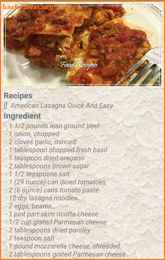 European Recipes (offline) screenshot