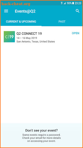 Events@Q2 screenshot