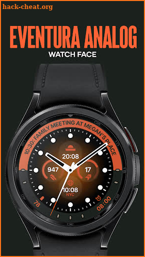 Eventura Analog Watch Face screenshot