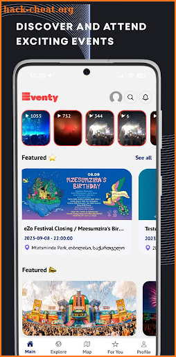 Eventy App screenshot