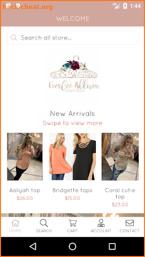 Everlee Addison Boutique screenshot