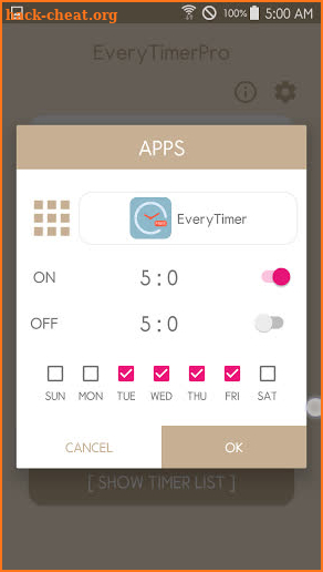Every Timer Pro - Auto on off  screenshot