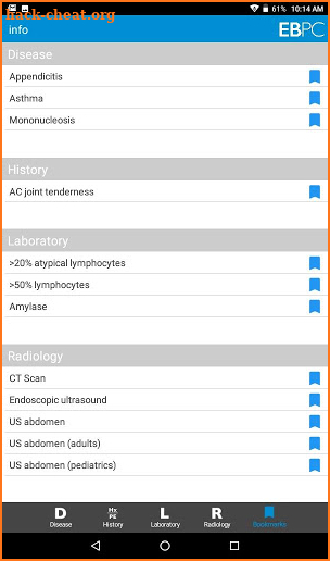 Evidence Based Primary Care screenshot