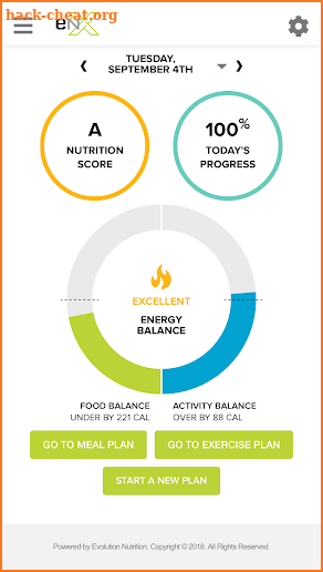 Evolution Nutrition screenshot