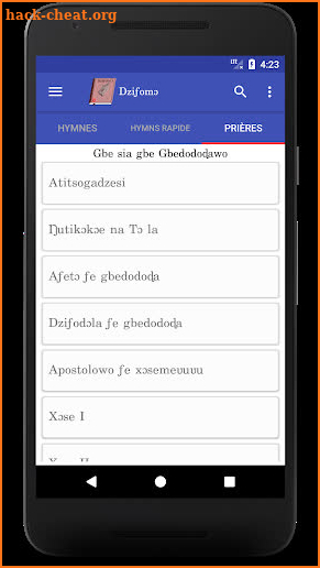 Ewe Catholic Hymnal - Dziƒomɔ screenshot