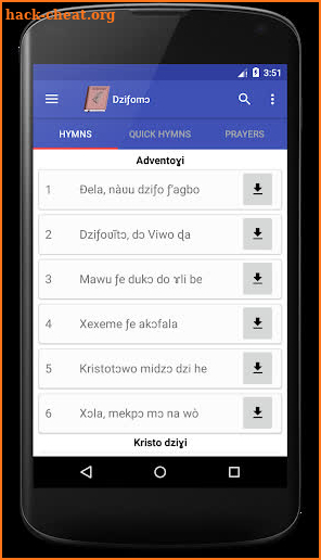 Ewe Catholic Hymnal - Dziƒomɔ screenshot