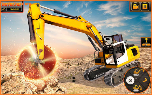 Excavator Crane City Builder screenshot