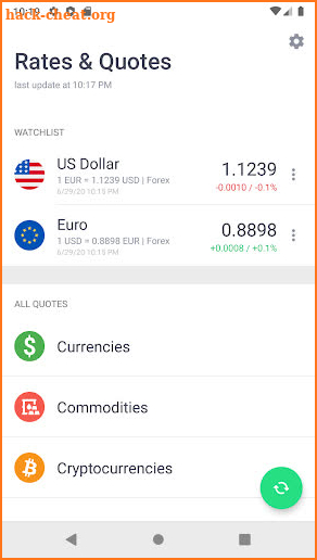 Exchange Rates: Currency, Cryp screenshot