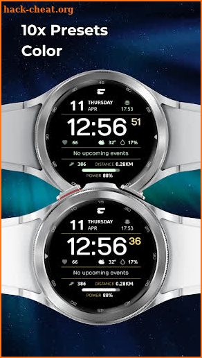 EXD035: Digital Watch Face screenshot