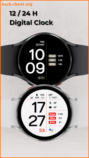 EXD043L: Digital Watch Face screenshot