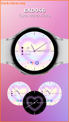 EXD046: Cute Watch Face screenshot