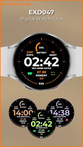 EXD047: Digital Watch Face screenshot