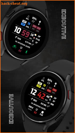 EXD107: Digital Watch Face screenshot