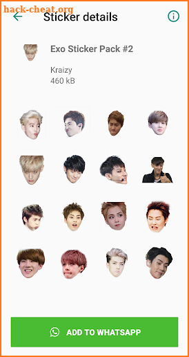 Exo WhatsApp Sticker Kpop screenshot