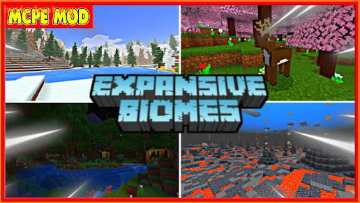 Expansive Biomes CraftMod MCPE screenshot