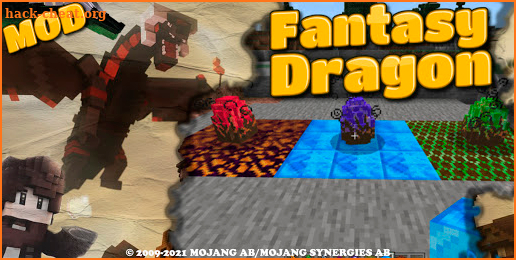 Expansive Fantasy Dragons Mod: Dragon Skins for PE screenshot