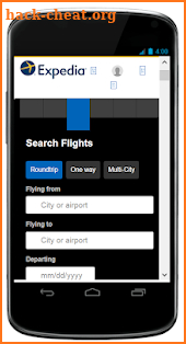 Expedia -  Desktop Version screenshot